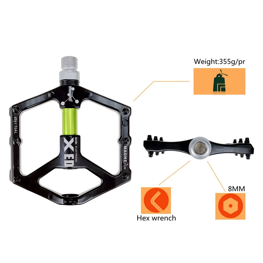 Велосипедные педали MTB шоссейные велосипедные из магниевого - Цена: 1271.27