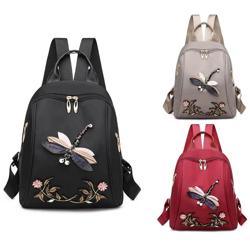 

Casual Oxford Women's Backpack High Quality Student Girl School Bag Ladies Travel Backpack