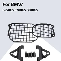 For BMW F650GS F700GS F800GS Adventure 2008-2017 2018  Front Headlight Guard Cover metal net/Clear Lens Head Light Lamp Protecto