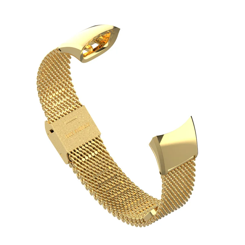 Gold Honor Band 5 ремешок Миланский металлический ремешок браслет для смарт-часов браслеты из нержавеющей стали для huawei Honor 4 5 Замена ремешка - Цвет: Gold
