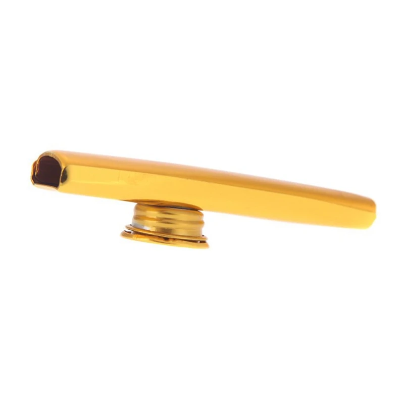 Kazoo Aluminum alloy Metal with 5 pcs Gifts Flute Diaphragm for Children Music-lovers-gold | Дом и сад