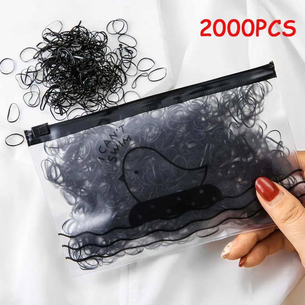 2000/Pack Colorful Kids Girls Elastic Hair Bands Rubber Gum of Ropes Accessories Ponytail Holders | Детская одежда и обувь