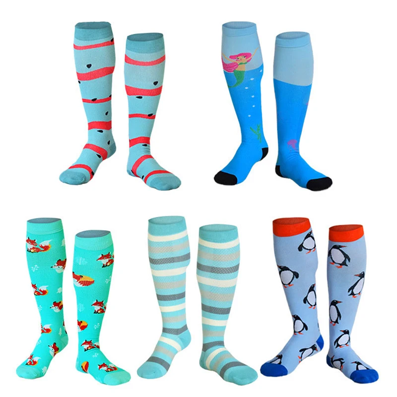 

Running New Compression Stockings Pressure Nursing Socks For Edema Diabetes Varicose Veins Blood Circulation Sports Socks Summer