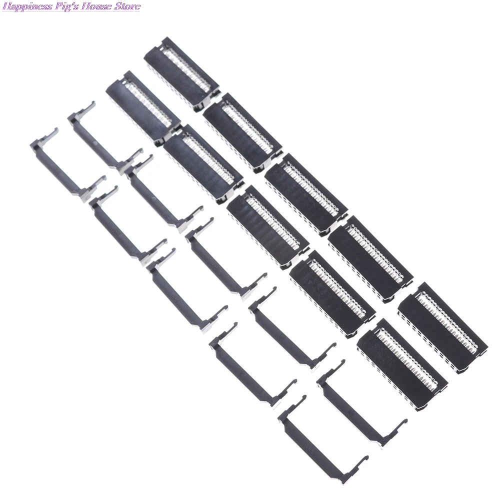 

10PCS/set 20 Pin Female Header FC-20 2.54 Mm Pitch Socket Skillful Manufacture IDC Connector
