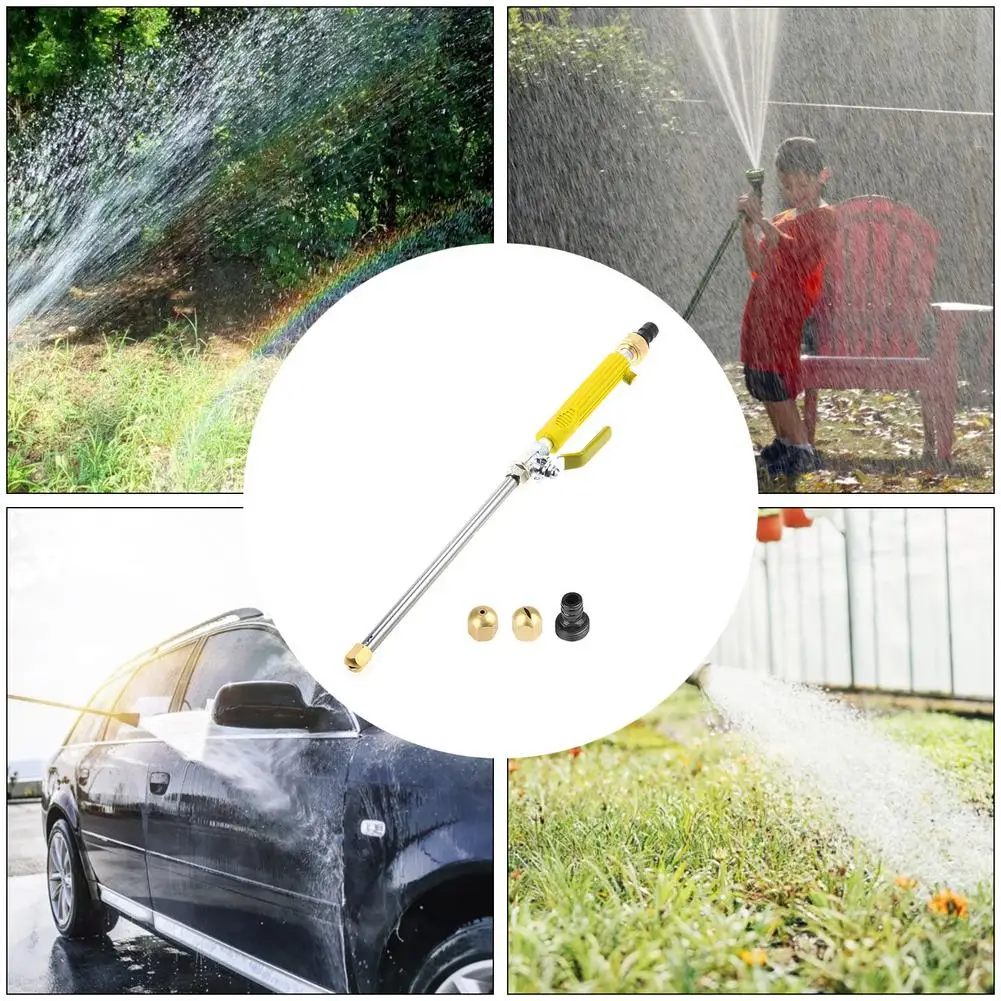 

Alloy Aluminum Car Washer Gun Anti-Rust Car Washer High Pressure Garden Water Spray Car Washing Machine foamer foam nozzle