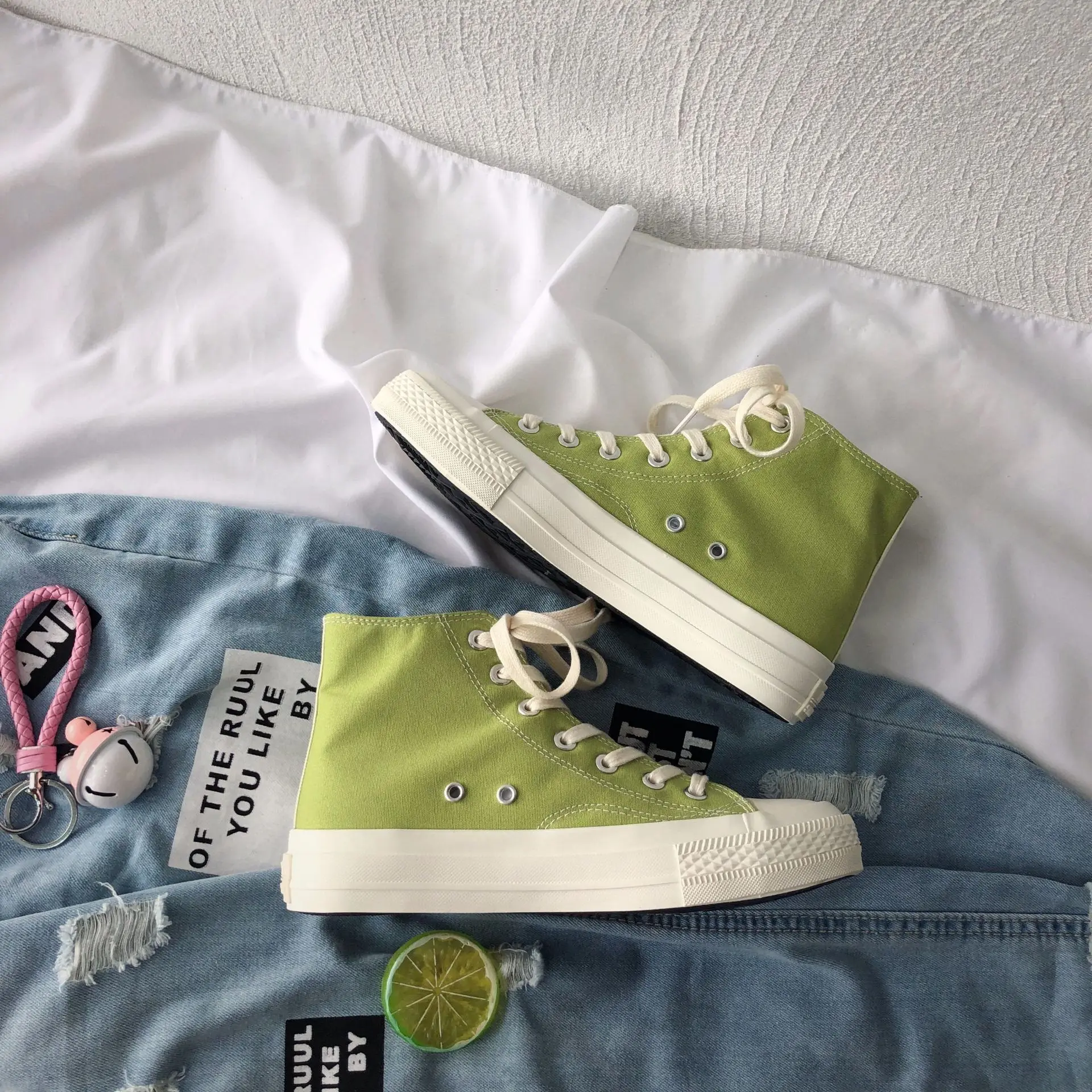 Кеды женские пляжные с перекрестной шнуровкой плоская Вулканизированная