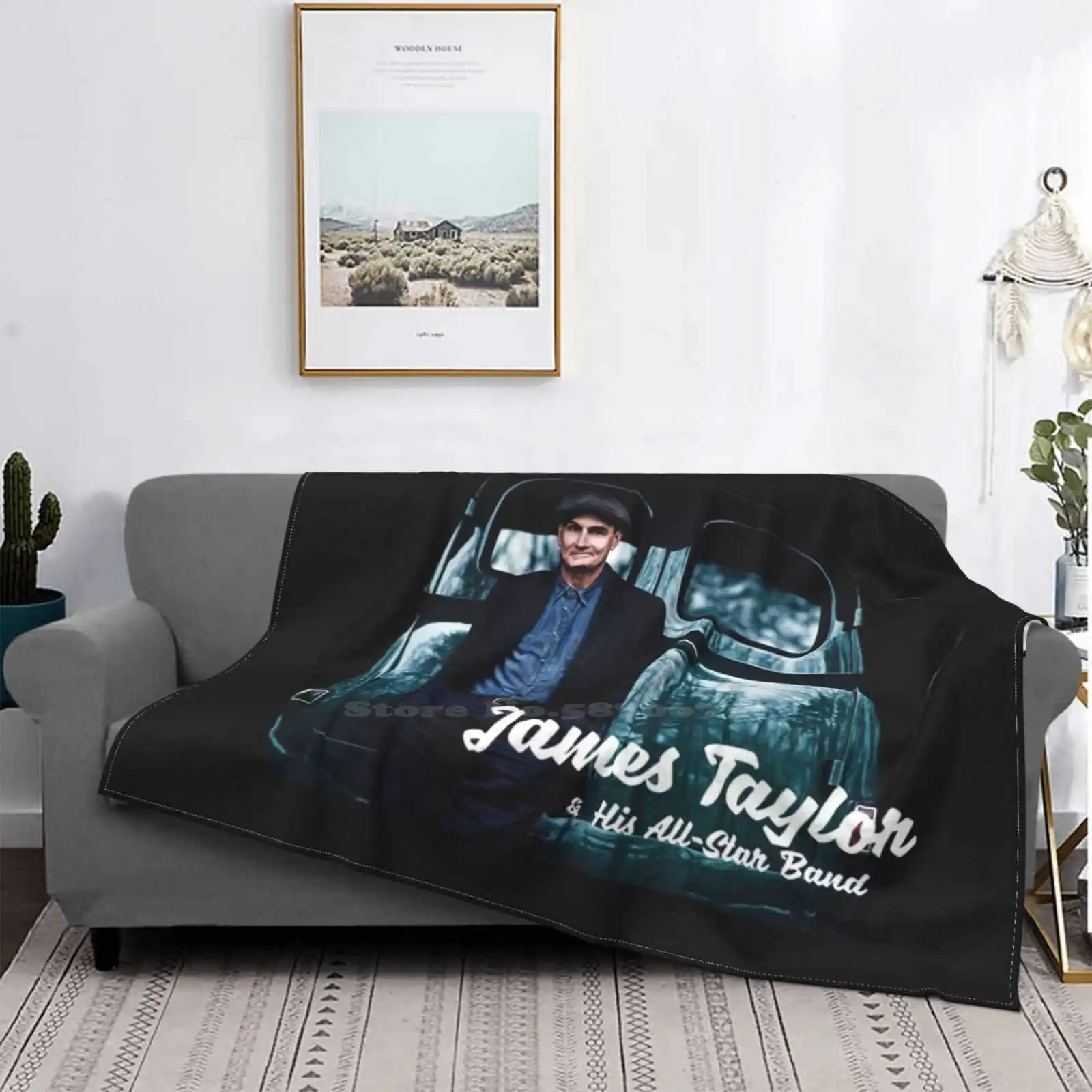 

Manta de cubierta suave para decoración del hogar, ropa de cama de James Taylor y su banda, todos los tamaños