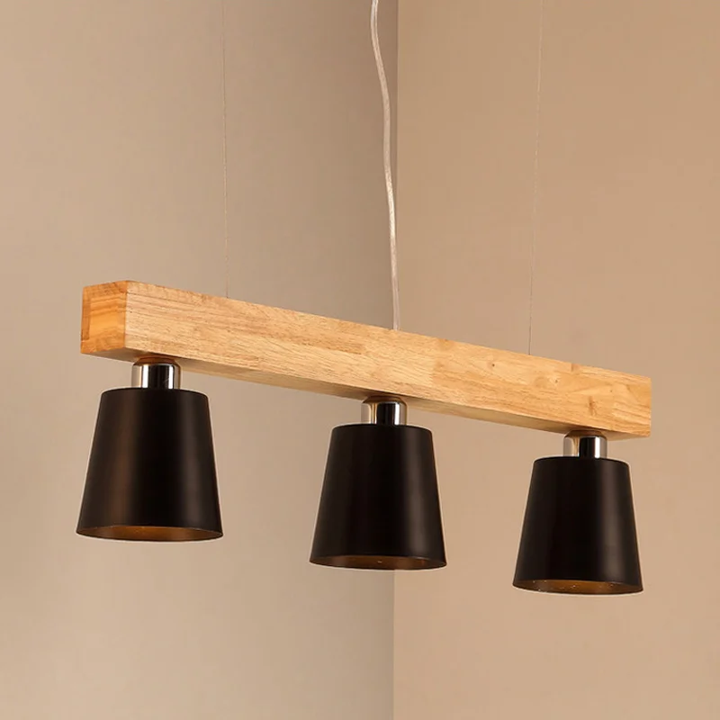 

Creative Japanese Restaurant Pendant Lights Nordic American Dining Table Living Room Wood Art Bedroom Lamp WF5131126