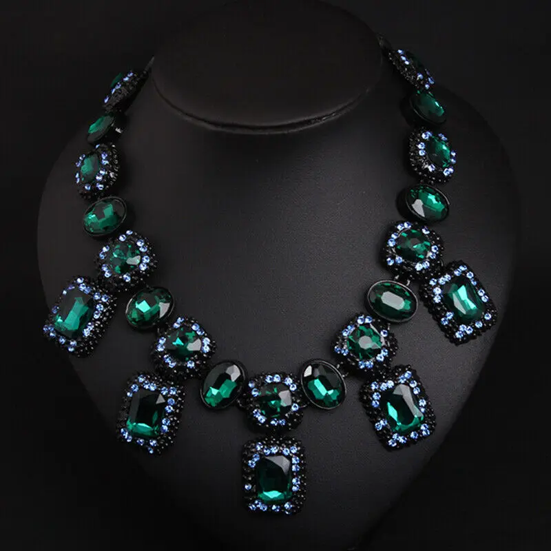 Модный аксессуар для свадебной вечеринки ожерелье из хрустального горного