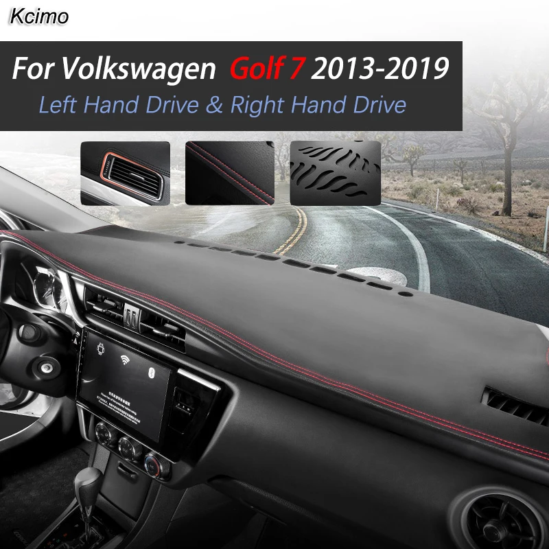 

Противоскользящий коврик для Volkswagen VW Golf 7 MK7 2013 ~ 2019, накладка на приборную панель, ковер от солнца, коврик для приборной панели, автомобильные...