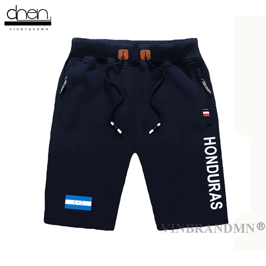 

Honduras mens shorts beach man men's board shorts flag workout zipper pocket sweat bodybuilding New cotton HND Honduran Catrach