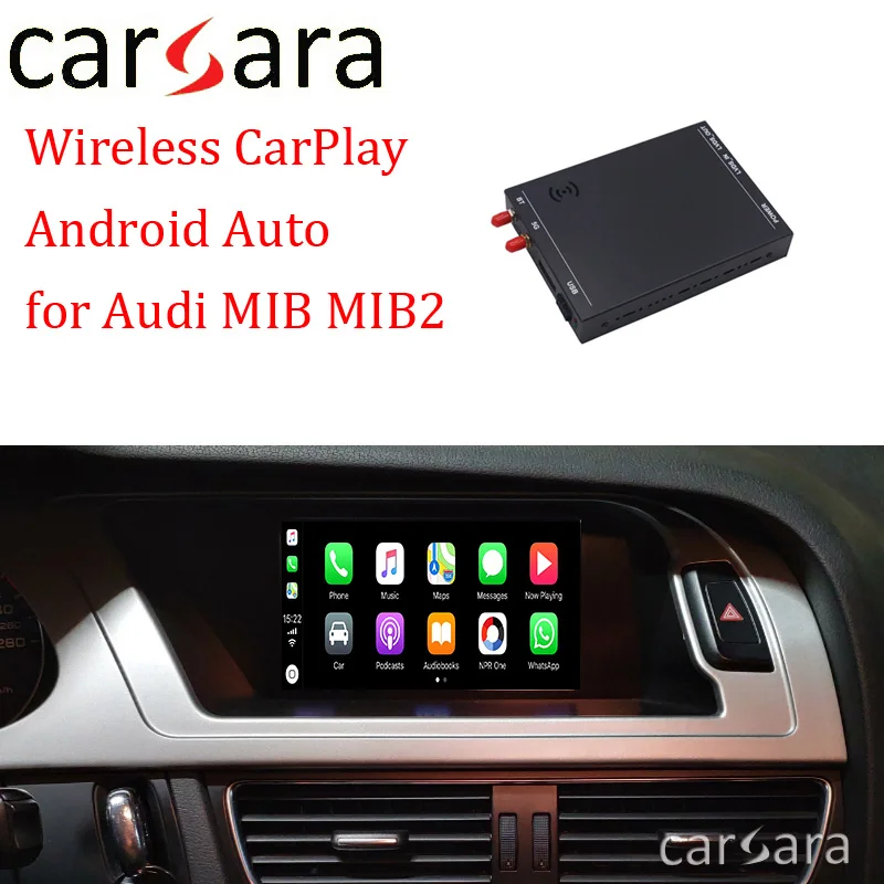 

2021 WIFI Bluetooth CarPlay Androidauto for A U D I A3 A4 A5 A6 A7 A8 Q3 Q5 Q7 S4 S5 MMI MIB MIB2 System