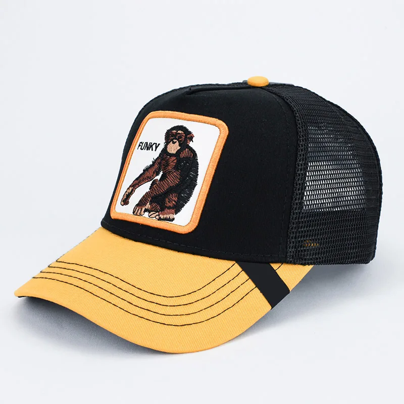 Новинка 2019 летняя бейсбольная Кепка с вышивкой в виде животных для фермы s wo