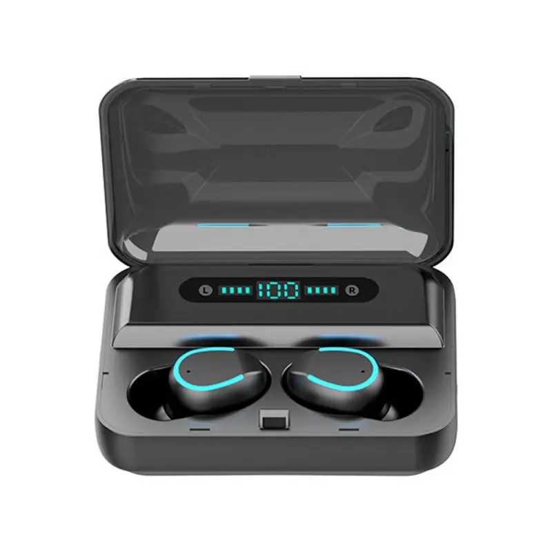 Спортивные стерео беспроводные наушники с зарядным устройством F9-5 TWS Bluetooth 5,0 Беспроводные наушники