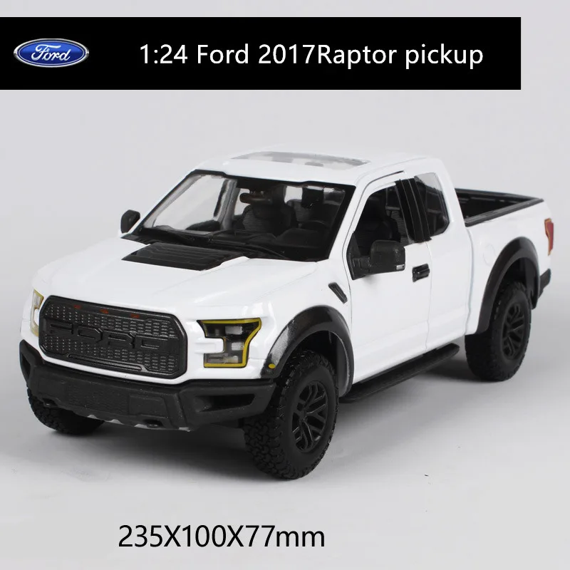 F150 Maisto 1:24 Ford Raptor F150 pickup гоночный автомобиль-трансформер модель автомобиля из сплава Моделирование Украшение автомобиля коллекция Подарочная игрушка - Цвет: F150