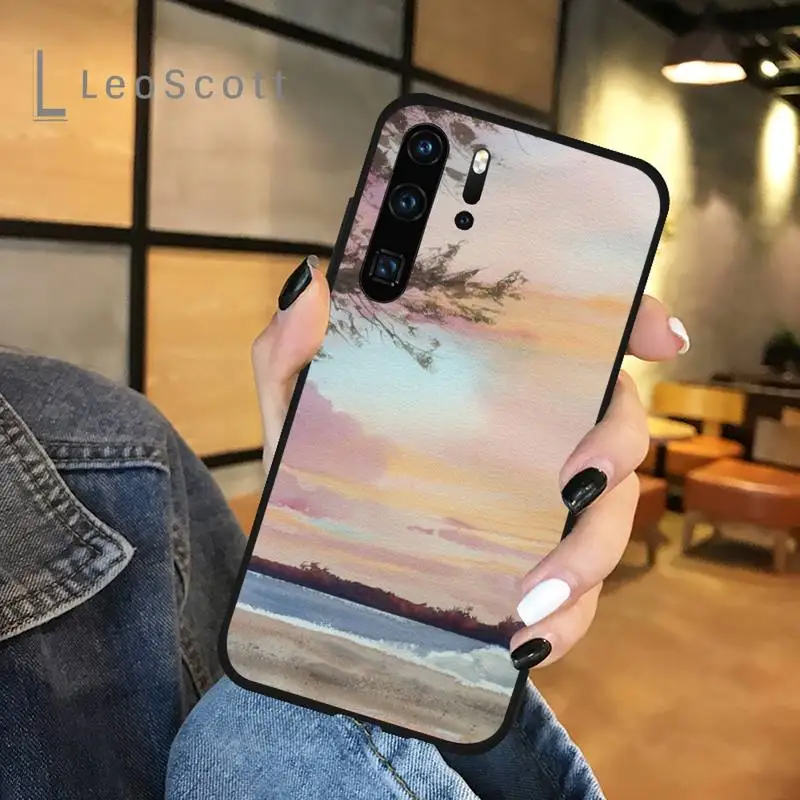 

Artistic oil painting Phone Case For Huawei honor Mate P 9 10 20 30 40 Pro 10i 7 8 a x Lite nova 5t