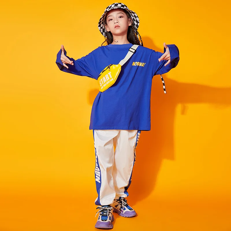 Детские костюмы хип-хопа, уличного танца, для детей, джаз, одежда для чирлидинга, леди хип-хоп.