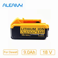 aleaivy origin18v 9 0ah max battery power tool replacement for dewalt dcb184 dcb181 dcb182 dcb200 dcb205 18volt 20v volt battery