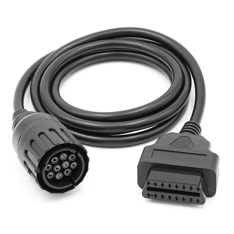 

for ICOM D Cable Motorcycles 10 Pin Adaptor 10Pin to 16Pin OBD2 OBDII Diagnostic Cable I-COM A2 Tool Cables