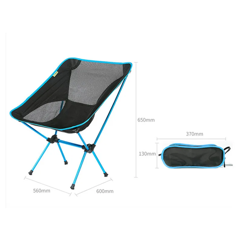 Складной стул 7075 Алюминиевый сплав 600D Dacron Moon Chair | Мебель