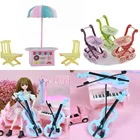 Мебель для кукольного домика, Барби, аксессуары для кукол, тачка, кресло-Скрипка для шарнирных кукол 112, аксессуары для кукол, мини-корзина для покупок