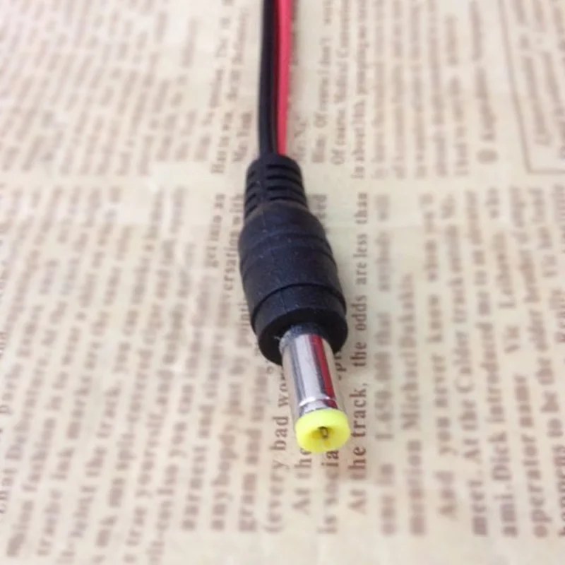 

10 PCS 5.5x2.1mm Male/Female DC Power Socket Jack Plug Connector Cable 28cm