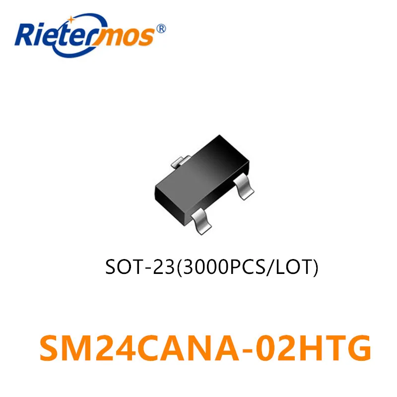 

3000PCS SM24CANA-02HTG SM24CANA M24C SOT23 TVS ESD MADE IN CHINA