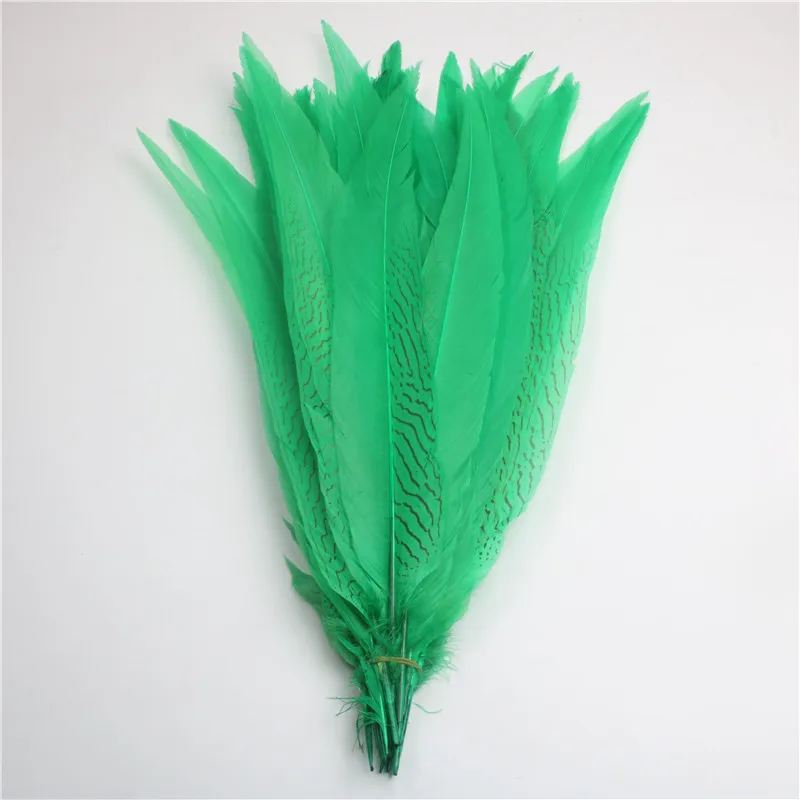 20-100pcs/lot Elegant Natural Silver Chicken Pheasant Feathers Decoration 20-22inch/50-55cm for Christmas Accessories Plumas