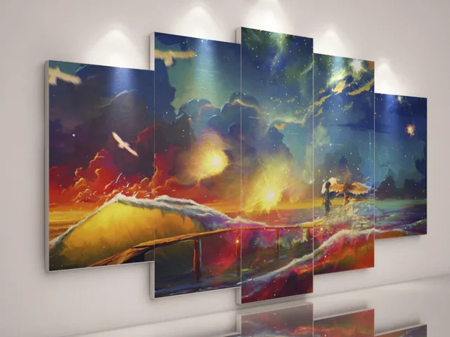 Картина на холсте Фэнтези мотивационный плакат абстрактное искусство Laminas Decorativas