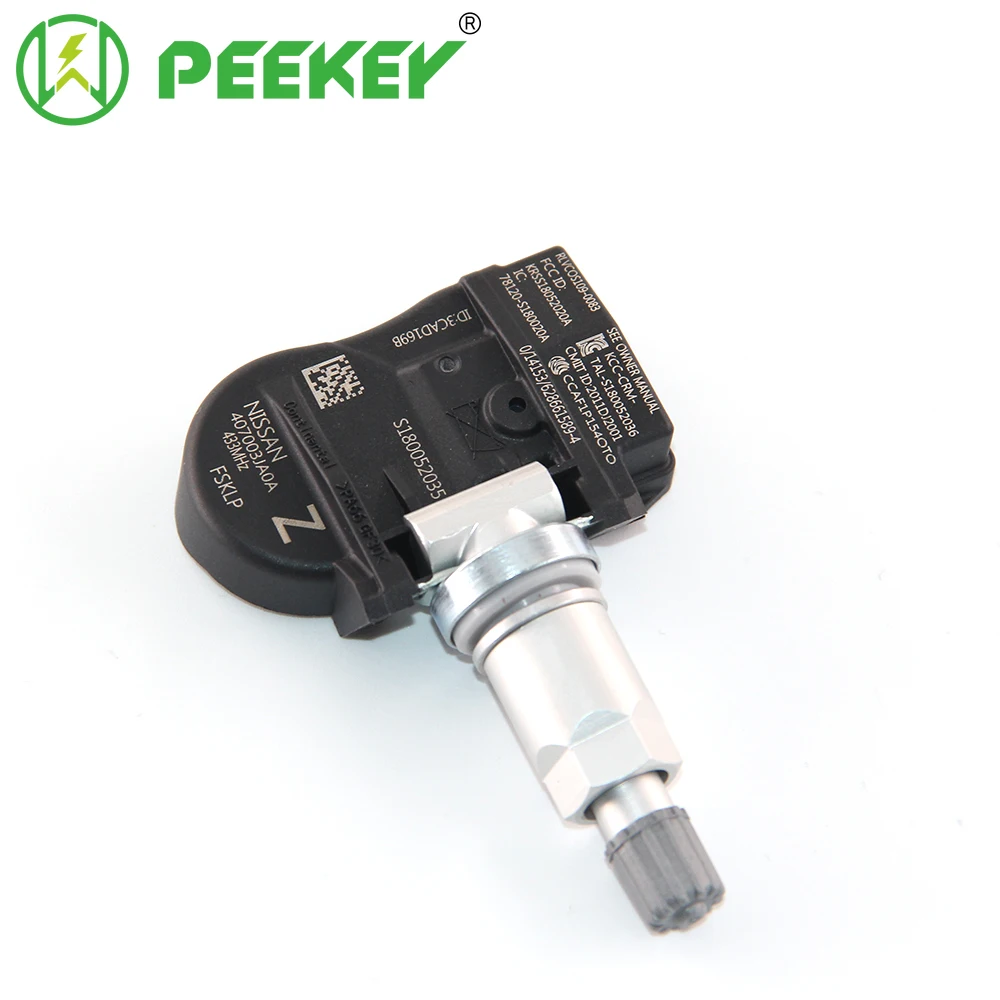 

PEEKEY Tire Pressure Monitoring Sensor TPMS 40700-3JA0B 40700-3JA0A 407003JA0B 407003JA0A For 13-18 Nissan Altima 433 MHz