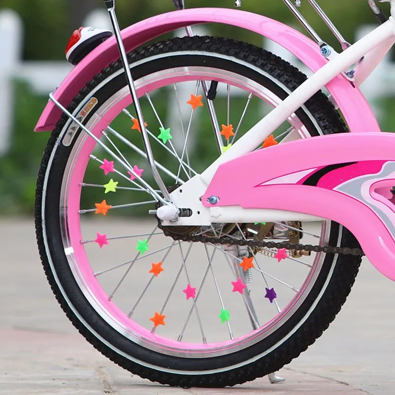 36 шт./компл. новые пластиковые бусины для велосипедных спиц Разноцветные Детские