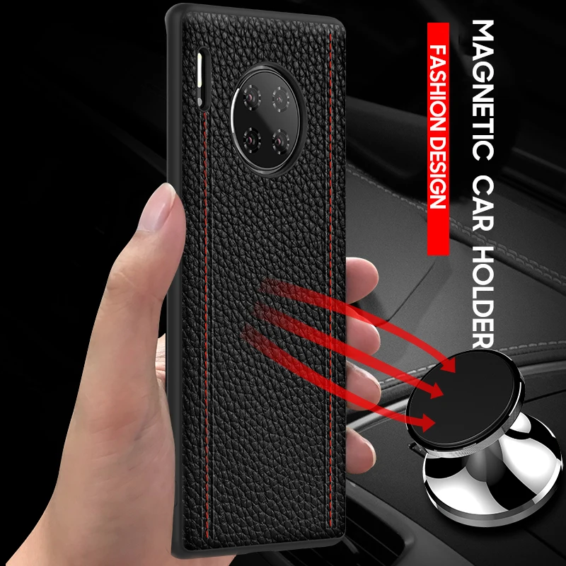 Для huawei mate 30 Pro Винтажный чехол из натуральной кожи для huawei mate 30 20 PRo 20X роскошный полный защитный Модный чехол mate 30 mate 20 X P30 P30Pro защита противоударные аксессуары