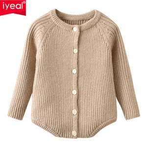 IYEAL новое трикотажное боди для новорожденных, одежда для малышей, для детей, начинающих ходить, комплект одежды для новорожденного мальчика; Боди для детей ясельного возраста комбинезоны для девочек для детей от 0 до 24 месяцев