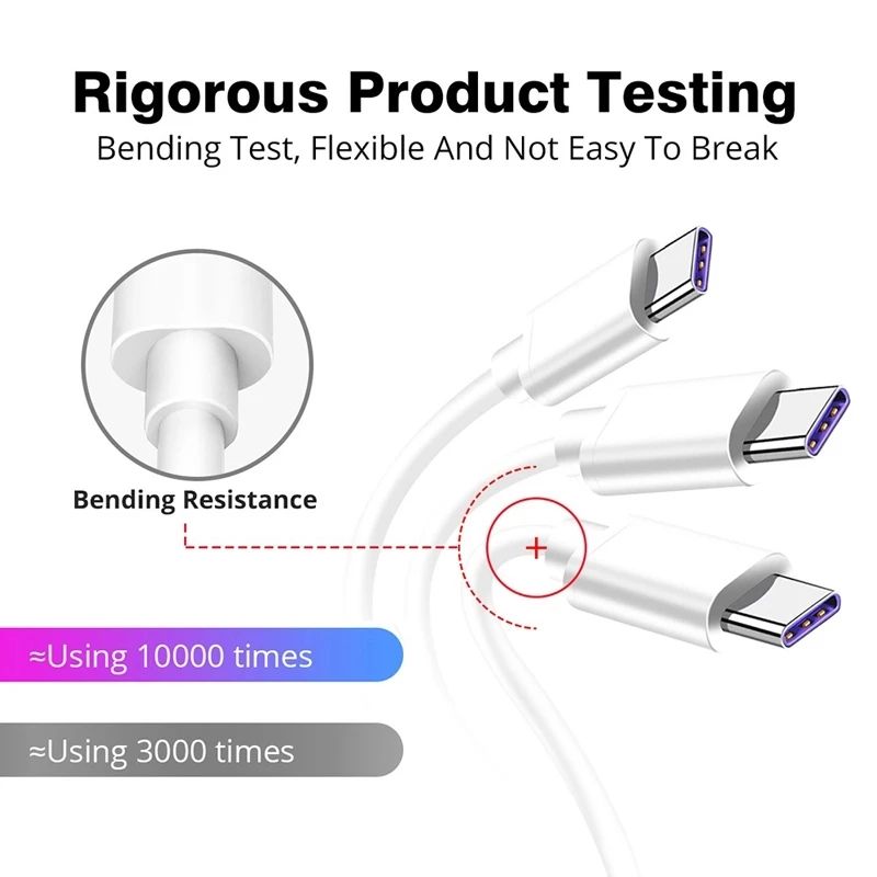 5A USB Type C Cable Fast Charging for Xiaomi Redmi note 11 10 pro max 9 8 7 k40 k30 Samsung Quick Charge Type-C Date Cables Cord