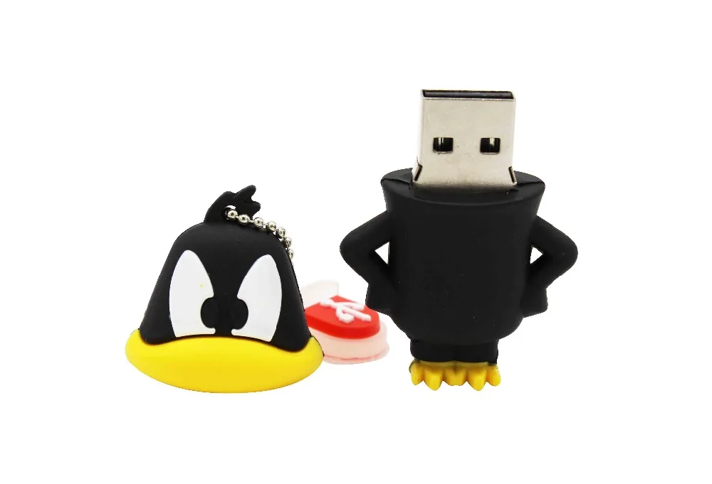 Флеш-накопитель usb с мультипликационным принтом «TEXT ME», 64 ГБ, кролик, Лев, утка, usb 2,0, 4 ГБ, 8 ГБ, 16 ГБ, 32 ГБ, флешка, милый подарок, usb