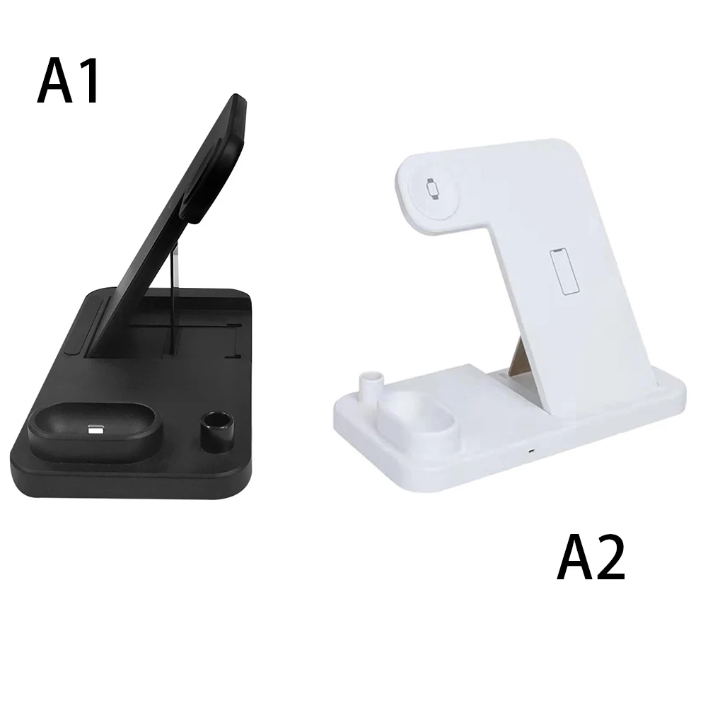 4 в 1 зарядная док станция для Apple Watch IPhone XR XS X 8 iWatch 3 2 Samsung S10 S9 10 Вт Беспроводная QI