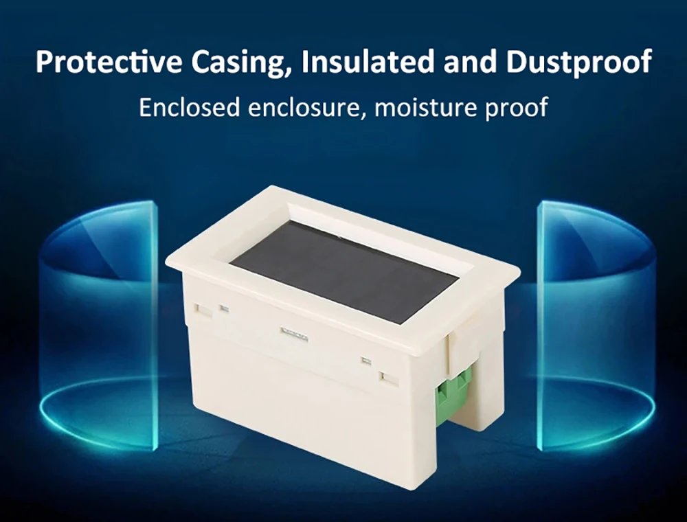 Двойной цифровой ЖК дисплей вольтметр амперметр измерение напряжения