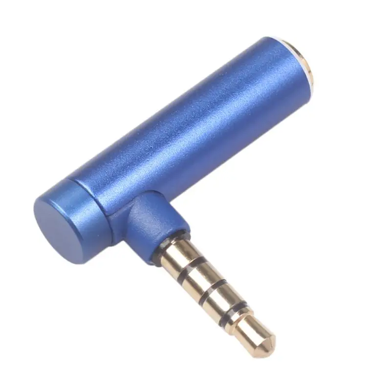 

3.5mm Male to Female Adapter 90 Degree Right Angle Converter L-shaped Elbow Connection Headphone Cable
