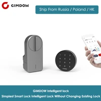 gimdow smart door tuya smart app password electric hotel bluetooth apartment digital locker tuya smart lock