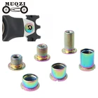 Велосипедная Звездочка MUQZI, винт с однимдвойнымтройным дисковым болтом, для горных велосипедов, аксессуары для шатуны Системы CNC