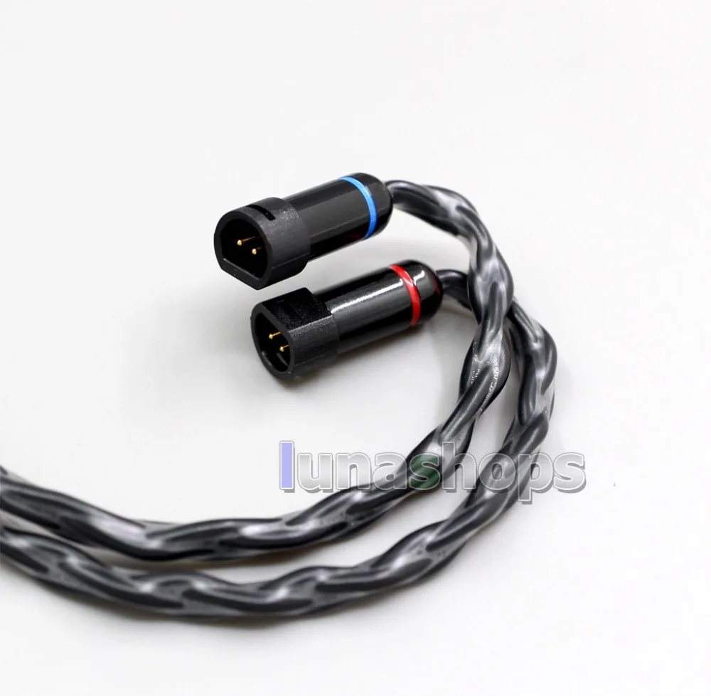 LN006353 XLR сбалансированный 3 5 мм 2 8 ядер посеребренный кабель для наушников Sennheiser IE8