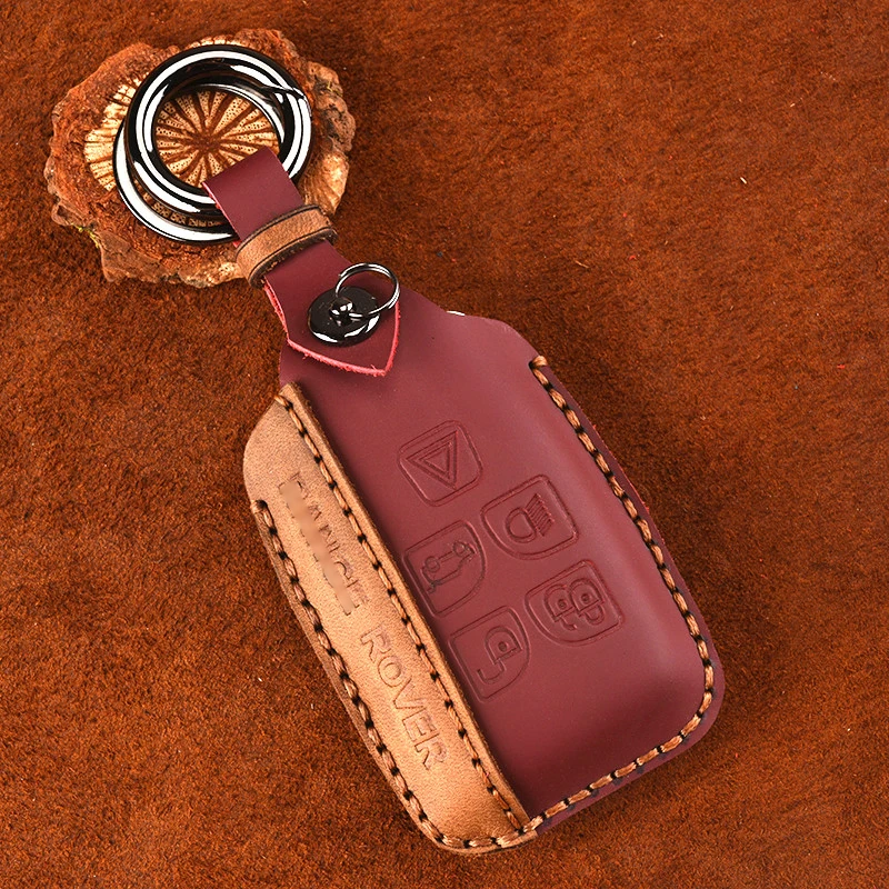 Кожаный Автомобильный Брелок дистанционного управления с ключом чехол Чехол для