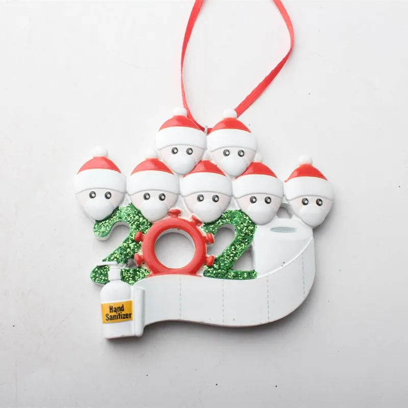 

2020 Quarantine Christmas Decoration Home Decor Christmas Gift Santa Claus With Mask Ornaments Christmas Decorations