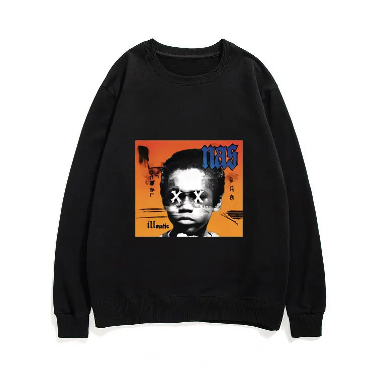 

Nas Illmatic Hoodie Fleece Cotton Sweatshirt Unisex Hip Hop Trend Style Pullover Men Fashion Harajuku Pullovers Women Tracksuit