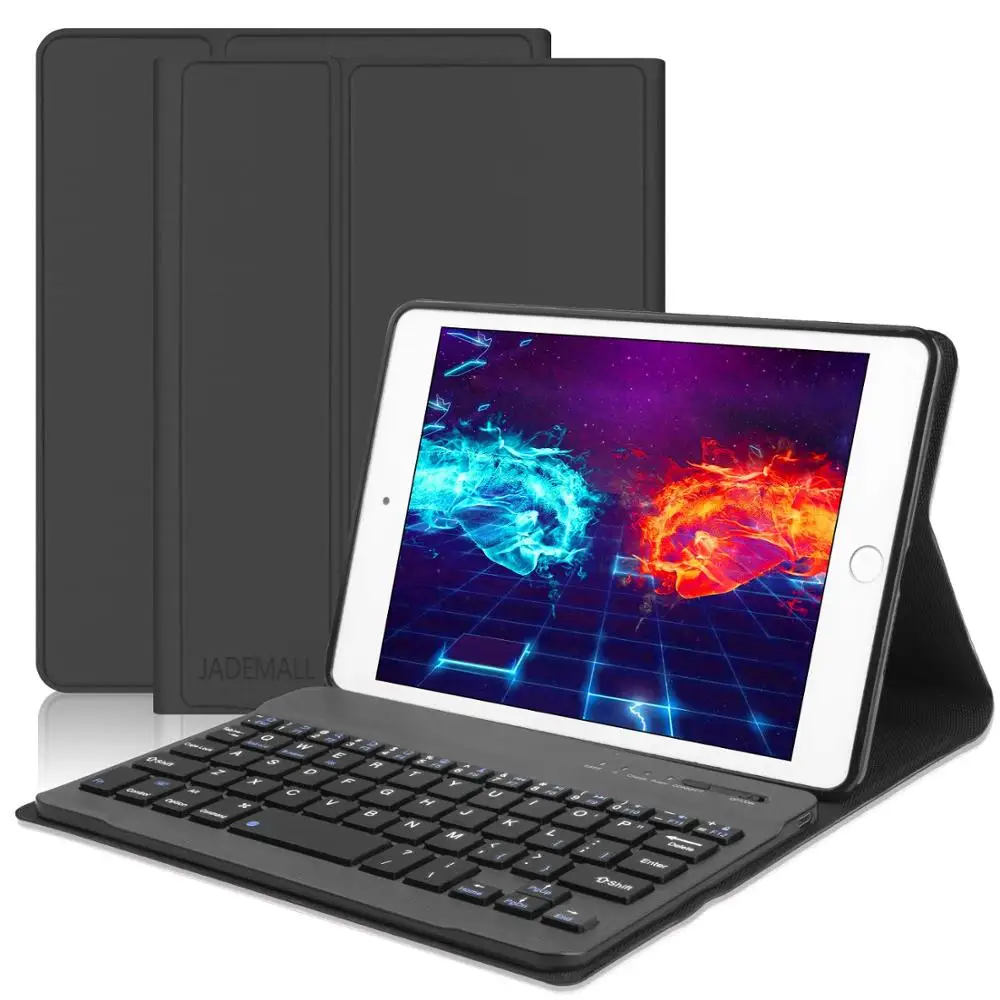 

WOWCASE Tablet Case for iPad Mini 5 Keyboard Case Detachable Keyboard Magnetic PU Leather Silicone Back Cover for iPad Mini5 7.9