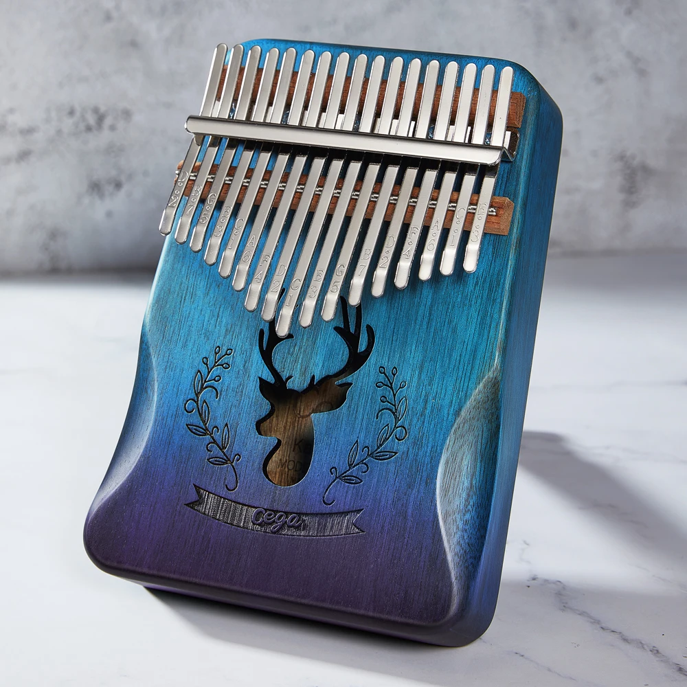 

Kalimba 17 Key High Quality Mahogany Thumb Piano Solid Wood Mbira Muscial Instrument Africa Kalimba Finger Piano
