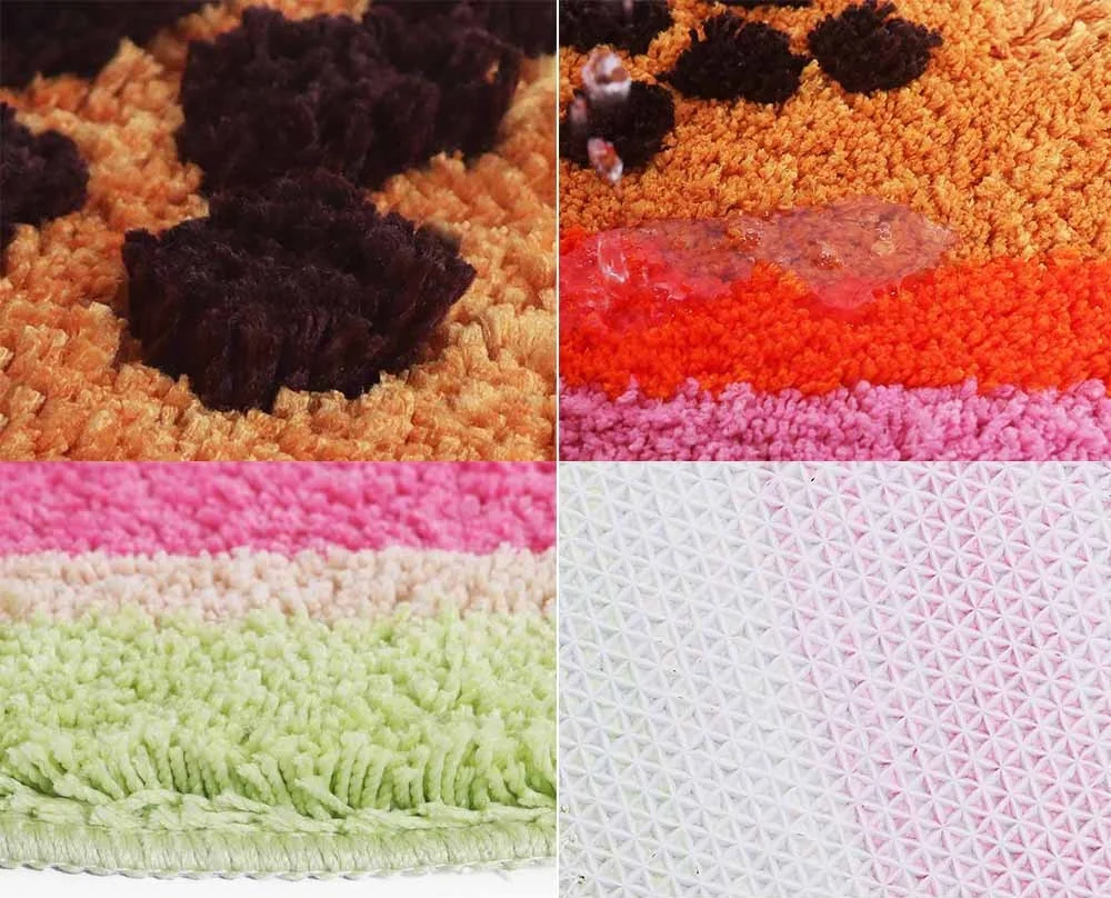 fox passion fruit printed kitchen mat absorption dirty proof carpet hallway doormat floor mat non slip water bathroom bedside free global shipping