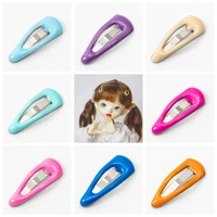 10pc random color 2cm doll hairpin candy color mini hair clip for bjd doll dress up accessories