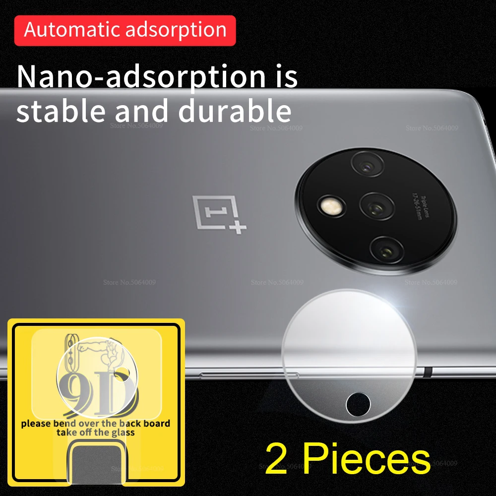 2 шт. 9D пленка для объектива камеры Oneplus 7 7T Pro задняя защита экрана OnePlus мягкое