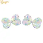 30 шт.лот 2022 классические европейские Блестящие Блестки Бабочка волос бант заколка для девочек DIY аксессуары для волос женский головной Убор